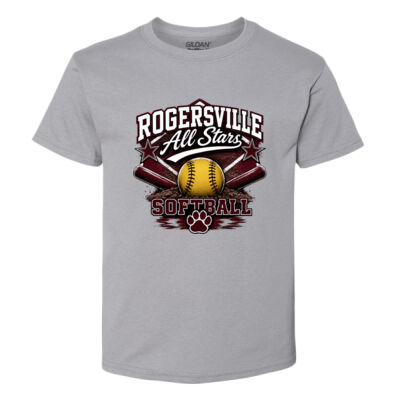 Customized Back - DryBlend Youth 50/50 T-Shirt Thumbnail