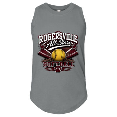 Customized Back - Girls' Relaxed Fine Jersey Tank Thumbnail