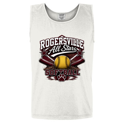 Customized Back - Unisex Garment-Dyed Heavyweight Tank Top Thumbnail