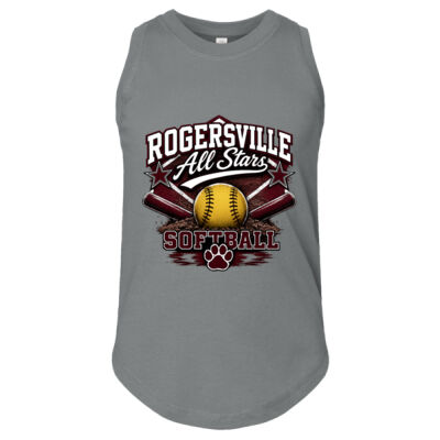All Stars  - Girls' Relaxed Fine Jersey Tank Thumbnail