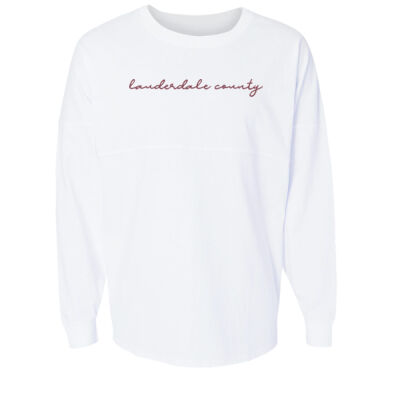 EMB Lauderdale Co - Unisex Game Day Jersey Long Sleeve T-Shirt Thumbnail