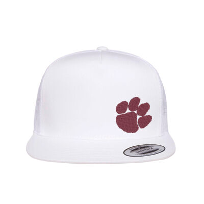 EMB Paw maroon - Five-Panel Classic Trucker Cap Thumbnail