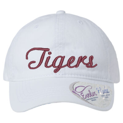 EMB Tigers - Women's Pigment Dyed Fashion Undervisor Cap Thumbnail